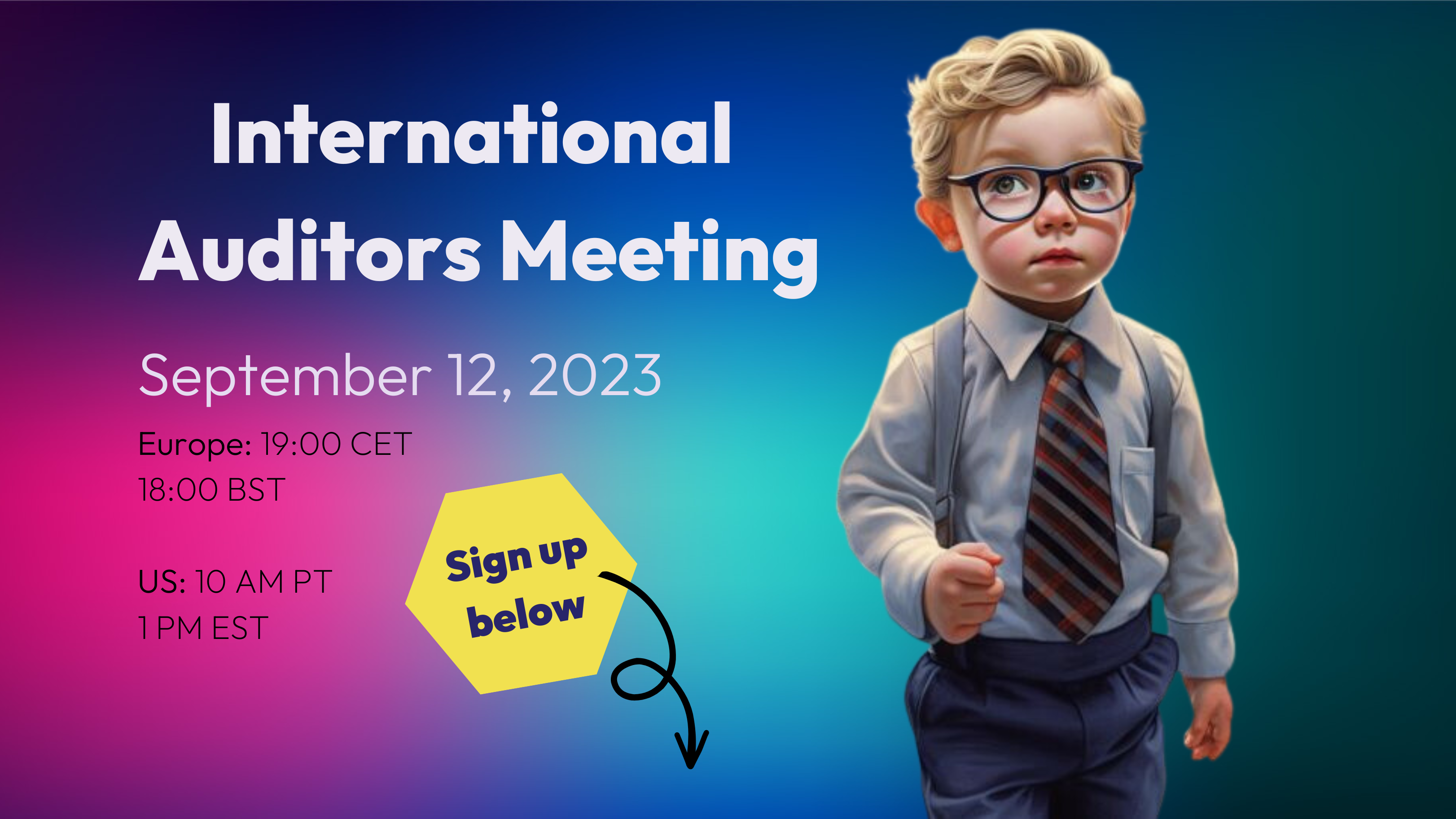 International Auditors meeting banner